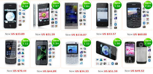 Top 40 Cell Phones on Sale at aHappyDeal