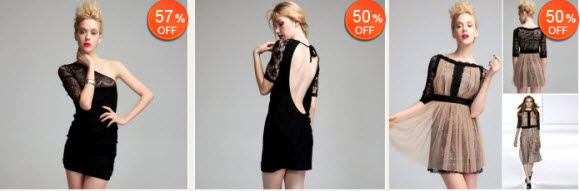 Discounted Lace Dresses for Women