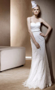A-line Sweetheart Wedding Dresses for Spring 2012
