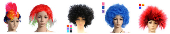 Sports Fan Wigs at Lightinthebox