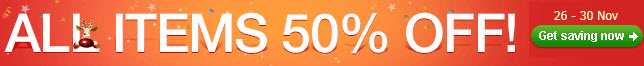 Aliexpress Holiday 50% Off Huge Sale Week