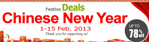 2013 Chinese New Year Deals at Lightake.com