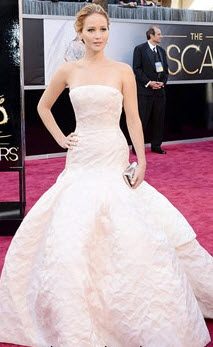 Jennier Lawrence Oscar 2013 Inspired Dress