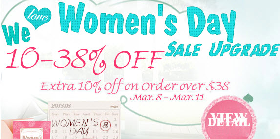 Dinodirect Women's Day Sale