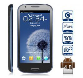 FeiTeng GT i9300 Android 4.0 3G Cell Phone at Ahappydeal.com