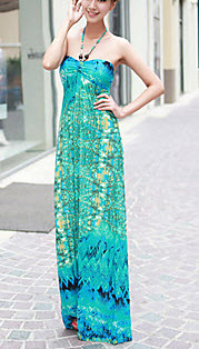 Silk Bohemian Maxi Dress at Lightinthebox