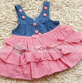 Sleeveless Cotton Dresses for Baby Girls