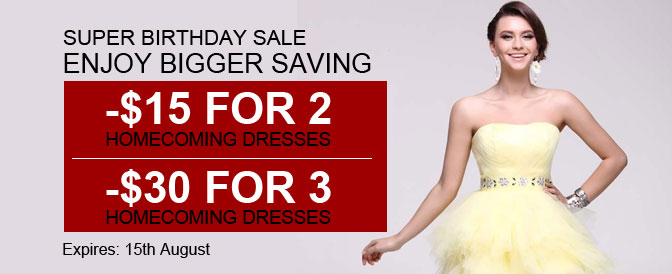 Big Sale for Homecoming Dresses