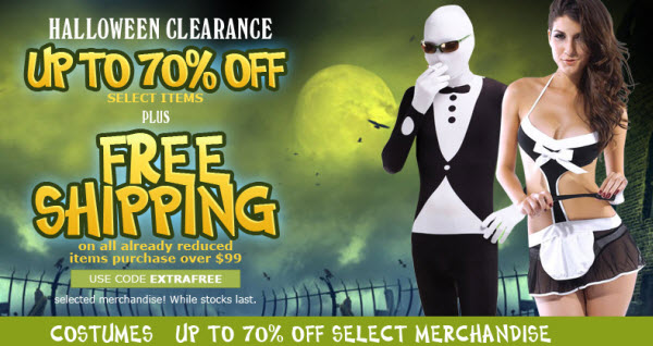 Milanoo.com 2013 Halloween Clearance Sale