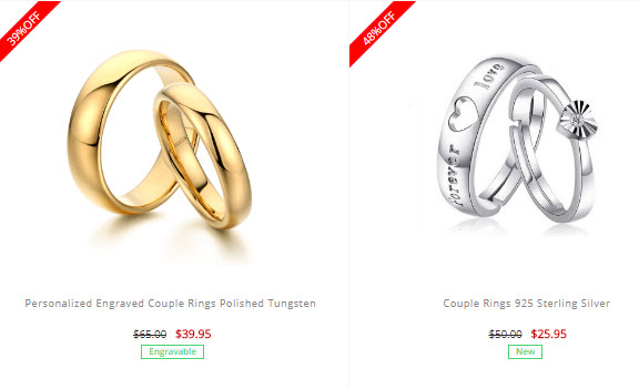 Soufeel couple rings