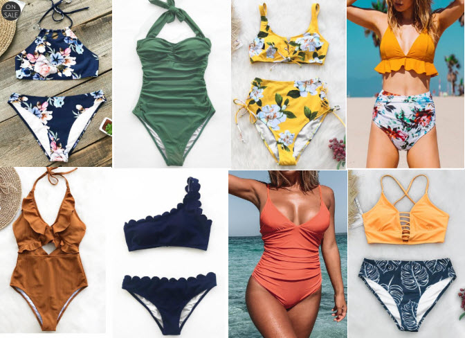 Cupshe swimwear and bathing suits